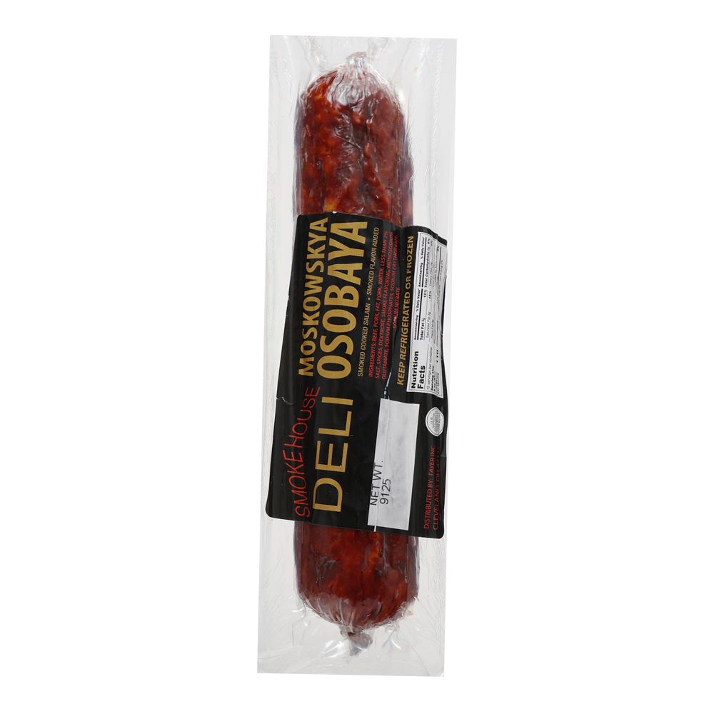 Салями Московская Особая – Фасовая упаковка – прибл.